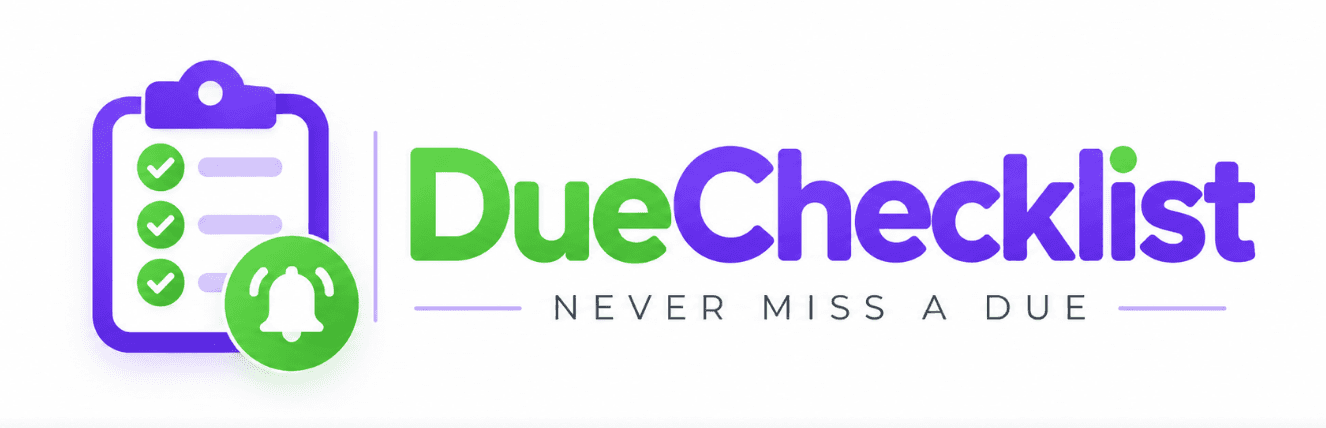 DueChecklist — Never miss a due